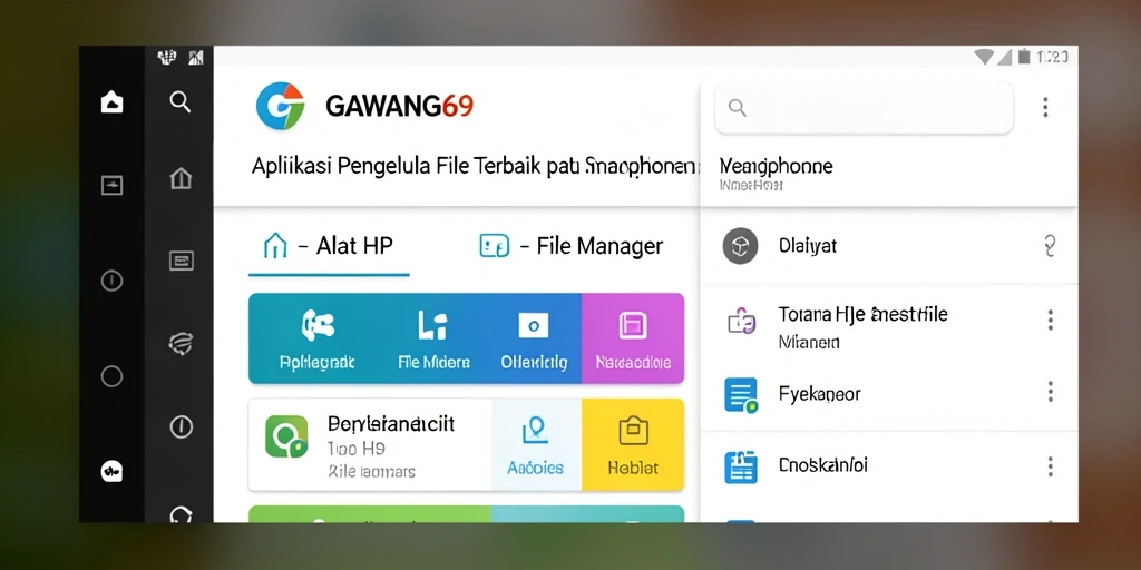 Tampilan antarmuka GAWANG69 untuk pengelola file yang mudah digunakan.