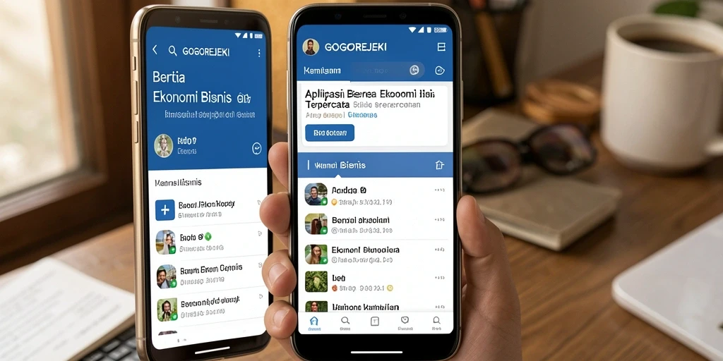 Antarmuka aplikasi GOGOREJEKI yang informatif dan modern.