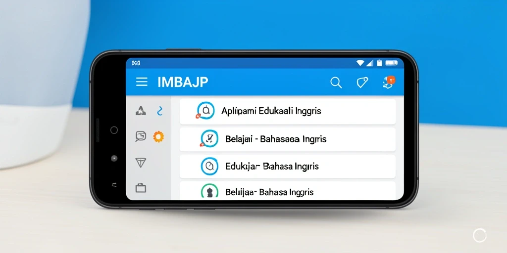 Antarmuka interaktif IMBAJP untuk belajar Bahasa Inggris