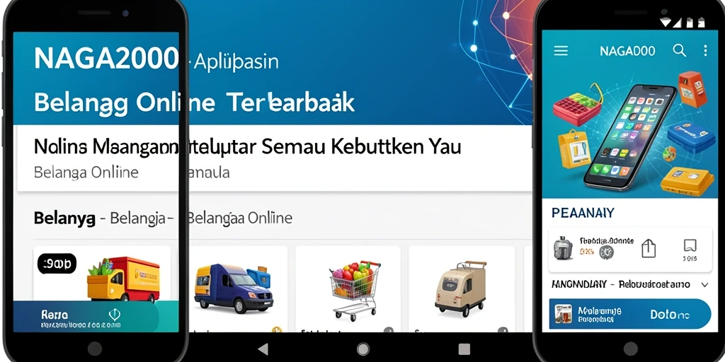 Antarmuka aplikasi NAGA2000 yang ramah pengguna untuk belanja online.