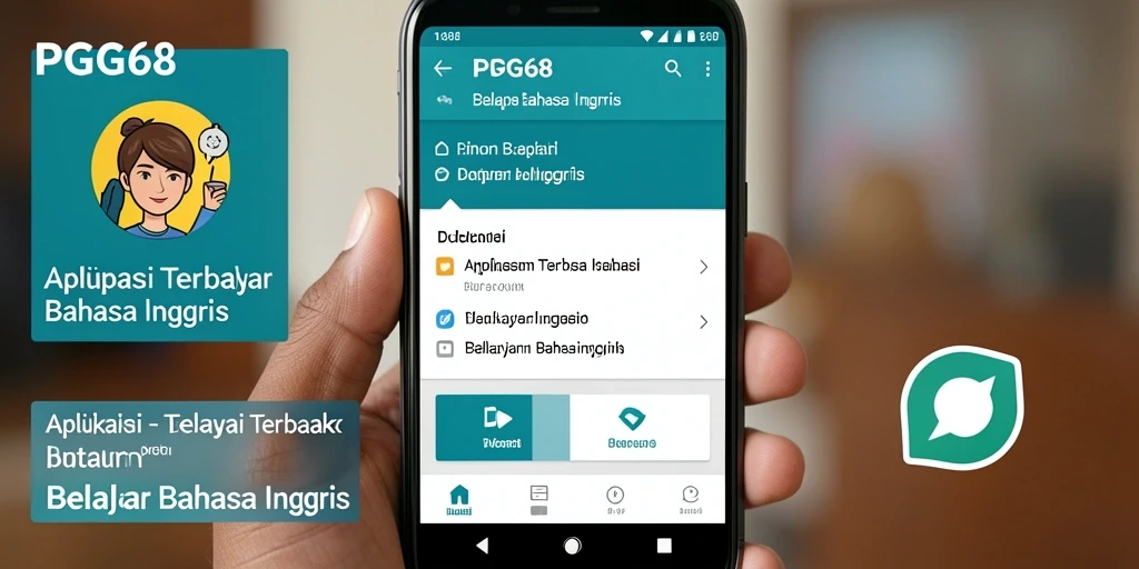 Tampilan antarmuka aplikasi PGG68 yang ramah pengguna.