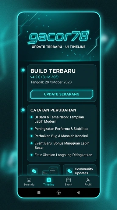 Riwayat Versi gacor78 untuk Pengguna Android